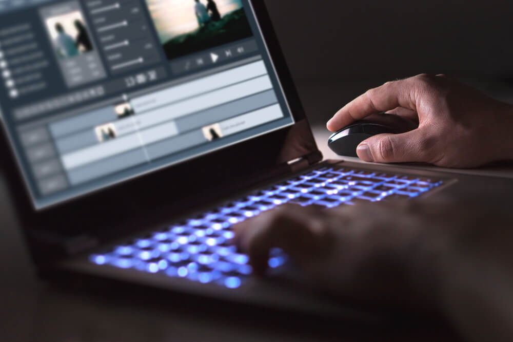 Professional Video Editing Image