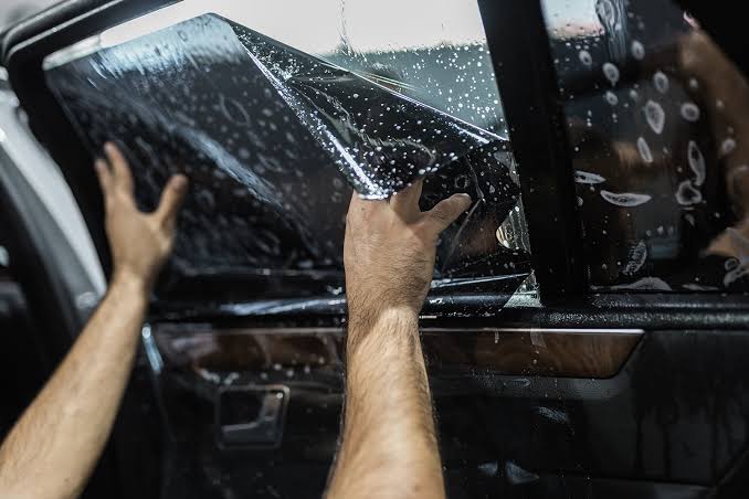 Automotive Window Tint Installation Image