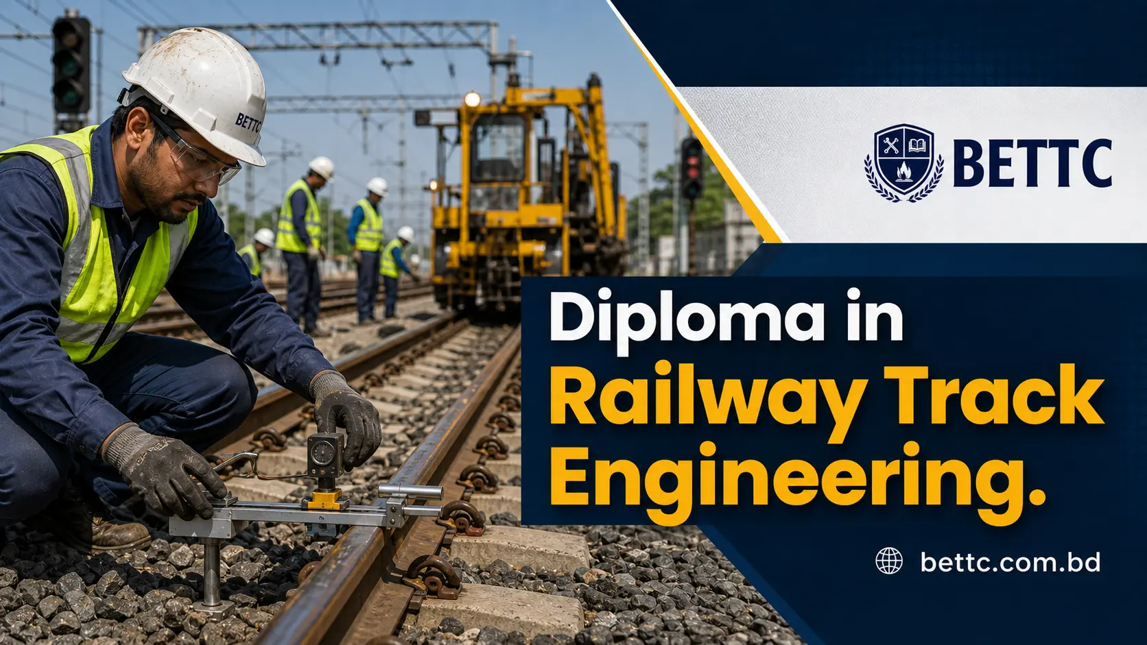 Diploma in Railway Track Engineering. Image